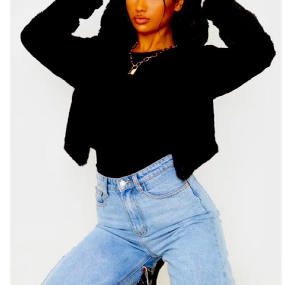 Jacket Black Faux